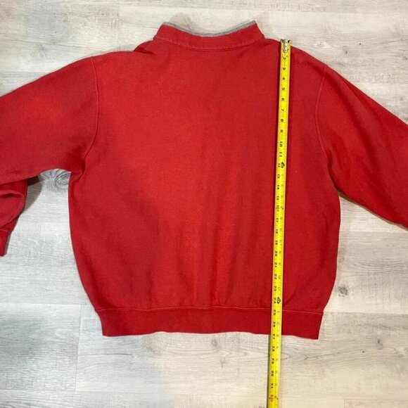 RARE Cypress Point Golf Club Pullover Men's 1/4 Zip Sweater Salmon Size XL - Picture 10 of 16